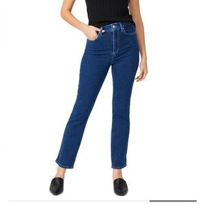 Paige High Rise Cindy Straight Ankle Jeans  in California